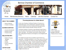 Tablet Screenshot of beniciachamber.com